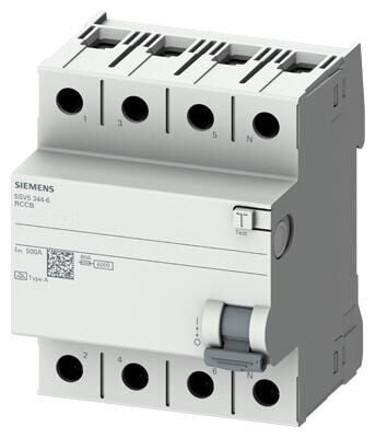 Röle Kaçak Akım Siemens Trifaze 4X63 300MA 5SV5646-6