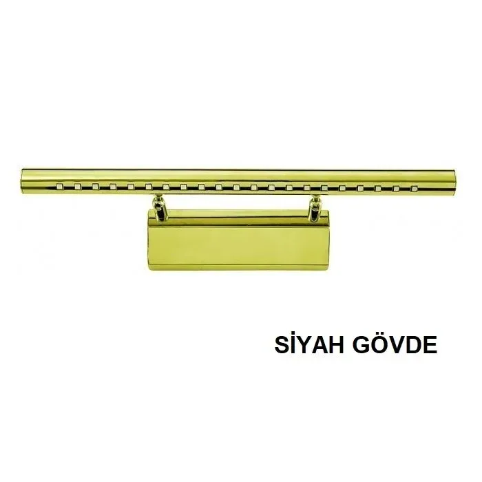 K2 5w 400 Lümen Siyah Gövde Tablo Apliği 4200k Ilık Beyaz