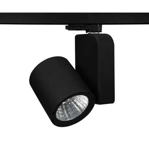 Lamptime 20w Siyah Gövde Monofaze Ray Spot 6500k Beyaz Işık