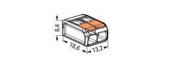 Klemens Buat Wago Mandallı 2x4 221-412