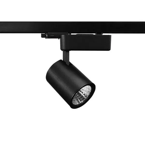 Lamptime 15w Siyah Gövde Monofaze Ray Spot 6500k Beyaz Işık