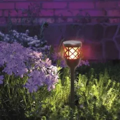 Sylvania Solar Bahçe Kazıklı / Taşınabılır Led Armatür Siyah (1500k-78lm) 2w