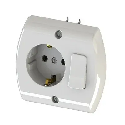 Ne-Ad Anahtarlı Topraklı Mobilya Prizi