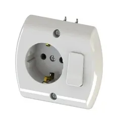 Ne-Ad Anahtarlı Topraklı Mobilya Prizi