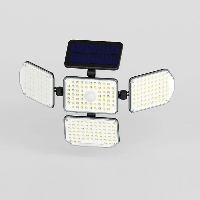 Ycl 100w Güneş Enerjili Led Projektör 6500k Beyaz Işık