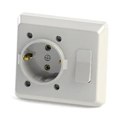 Ne-Ad Anahtarlı Topraklı Priz