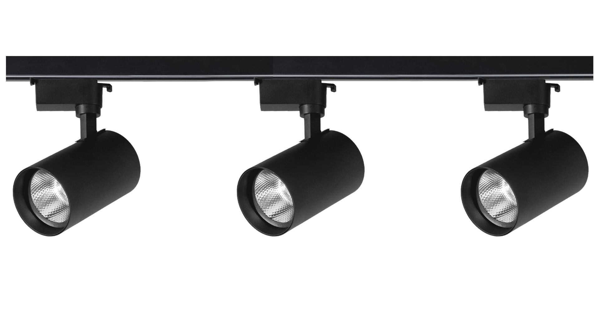 Armatür Ray Spot Takımı 3'lü 30W Siyah 1 Metre