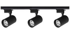 Armatür Ray Spot Seti 3'lü 30W Siyah 1 Metre