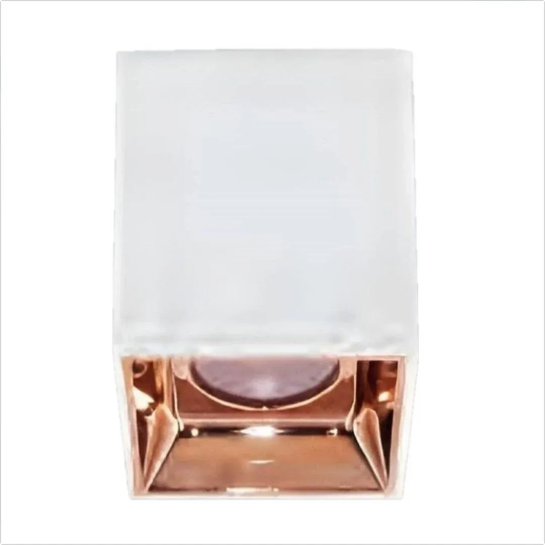 K2 Beyaz-Rose Gold Fırat Kare Sıva Üstü Spot