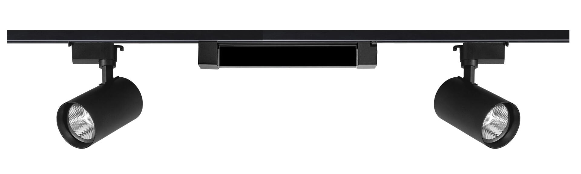 Armatür Ray Spot Seti 2x30W Led Spot 1x10W Opak Lineer Siyah 1 Metre