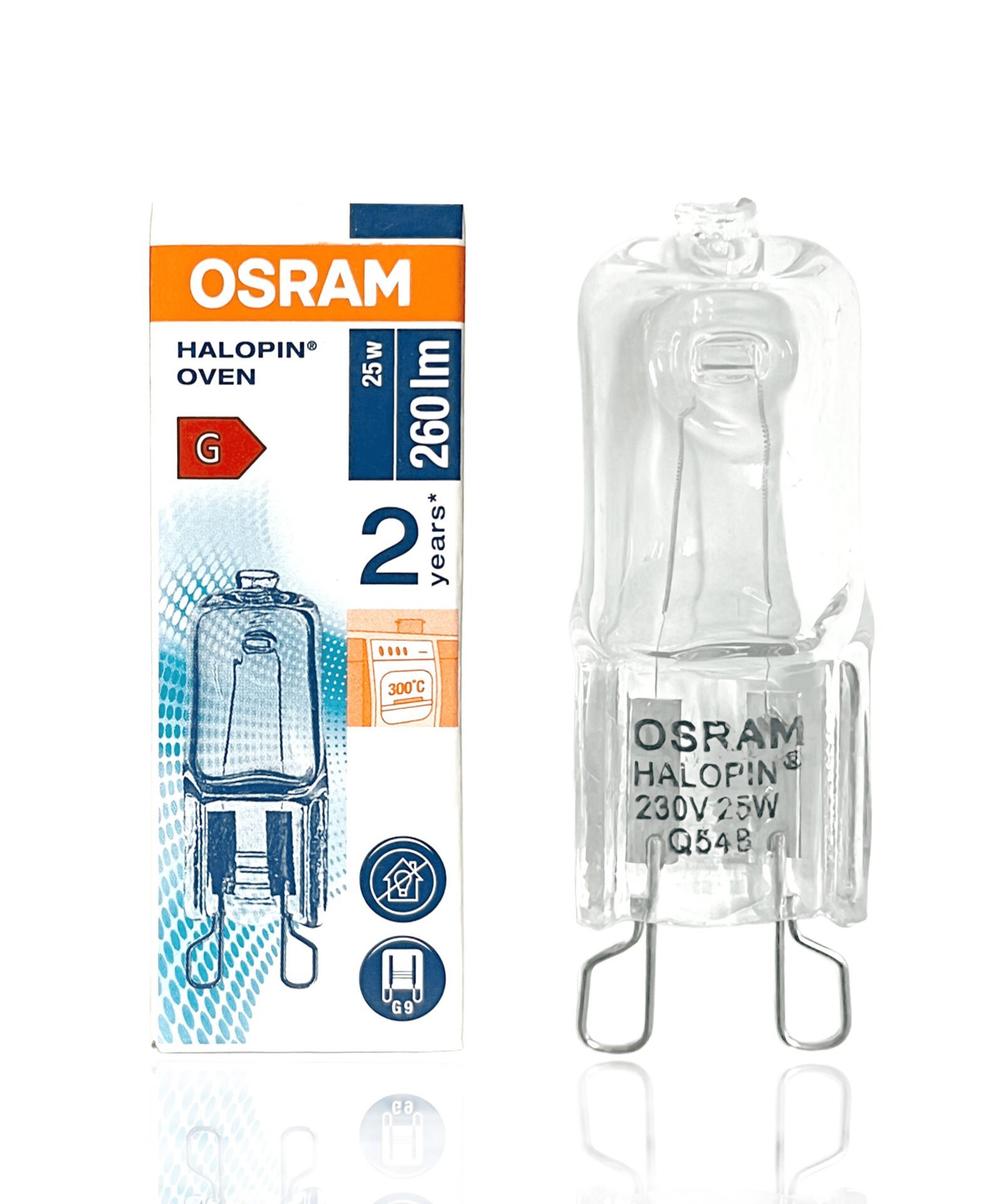 Osram 66725 Halopin 25W G9 Duy Standart Halojen Kapsül Ampul 300°