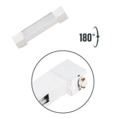 Armatür Ray Spot Seti 2x30W Led Spot 1x10W Opak Lineer Beyaz 1 Metre
