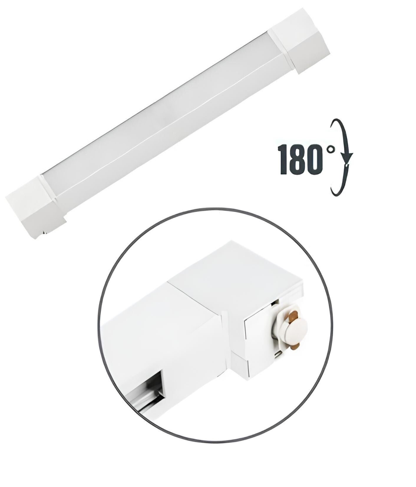 Zmr 20w Beyaz Kasa Opak Lineer Ray Spot