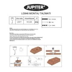 Jupiter Led'li Deck Armatür 1,2w (3000k)