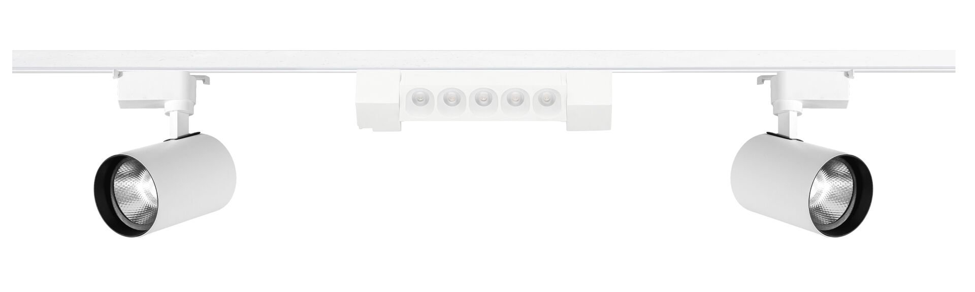 Armatür Ray Spot Seti 2x30W Led Spot 1x10W Mercekli Lineer Beyaz 1 Metre