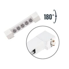 Armatür Ray Takım 2x30W Led Spot 1x10W Mercekli Lineer Beyaz 1 Metre