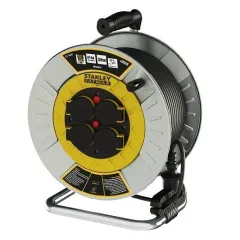 Stanley St-Mc Metal 40 Metre Makaralı 3X1,5Mm Siyah Kauçuk Kablo