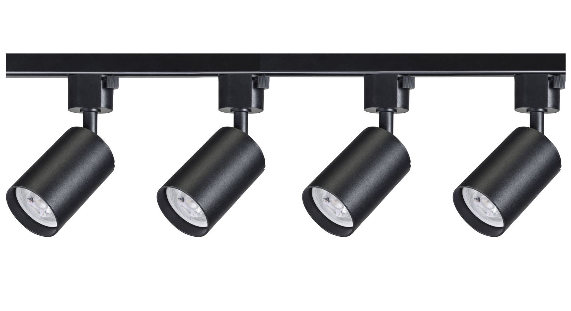 Armatür Ray Spot Seti 4'lü 7W Siyah 1 Metre