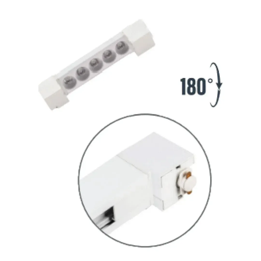 Zmr 10w Beyaz Kasa Mercek Lineer Ray Spot
