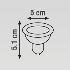 K2 7w G5.3 Ledli Spot Ampul