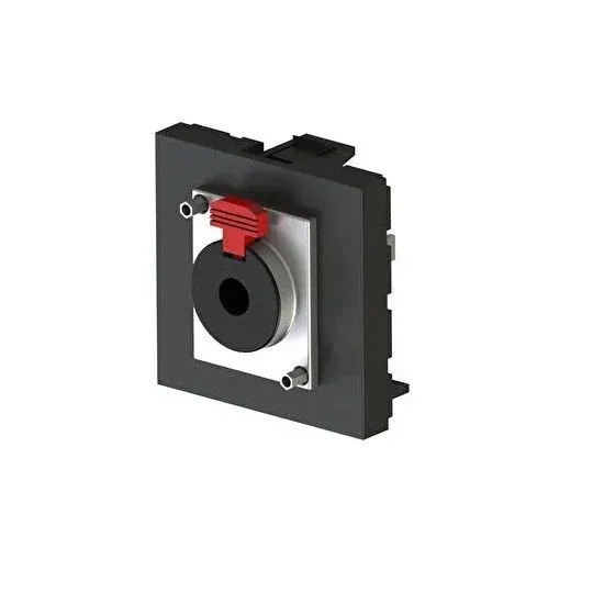 Ne-Ad Modüler 45x45 Mm Stereo Jack Siyah (6,3 mm)