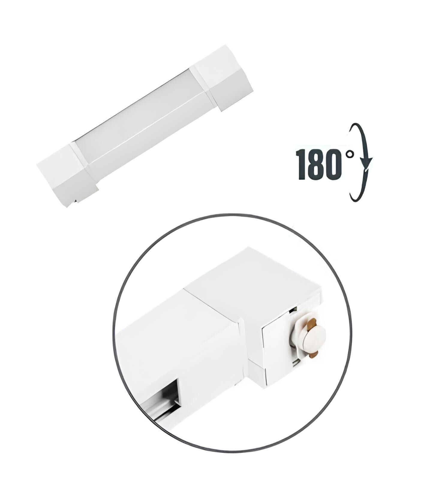 Zmr 10w Beyaz Kasa Opak Lineer Ray Spot