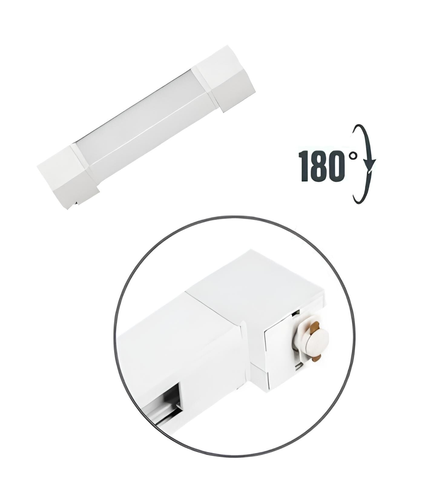 Zmr 10w Beyaz Kasa Opak Lineer Ray Spot