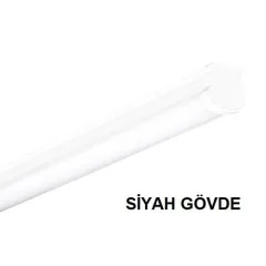 Lamptime Led Etanj Armatür Alm. Siyah Gövde 54w 120cm Ip66 4000k Ilık Beyaz