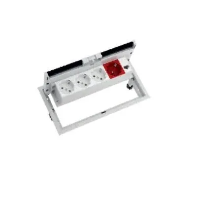 9 Modül Masa Üstü Priz Kutusu