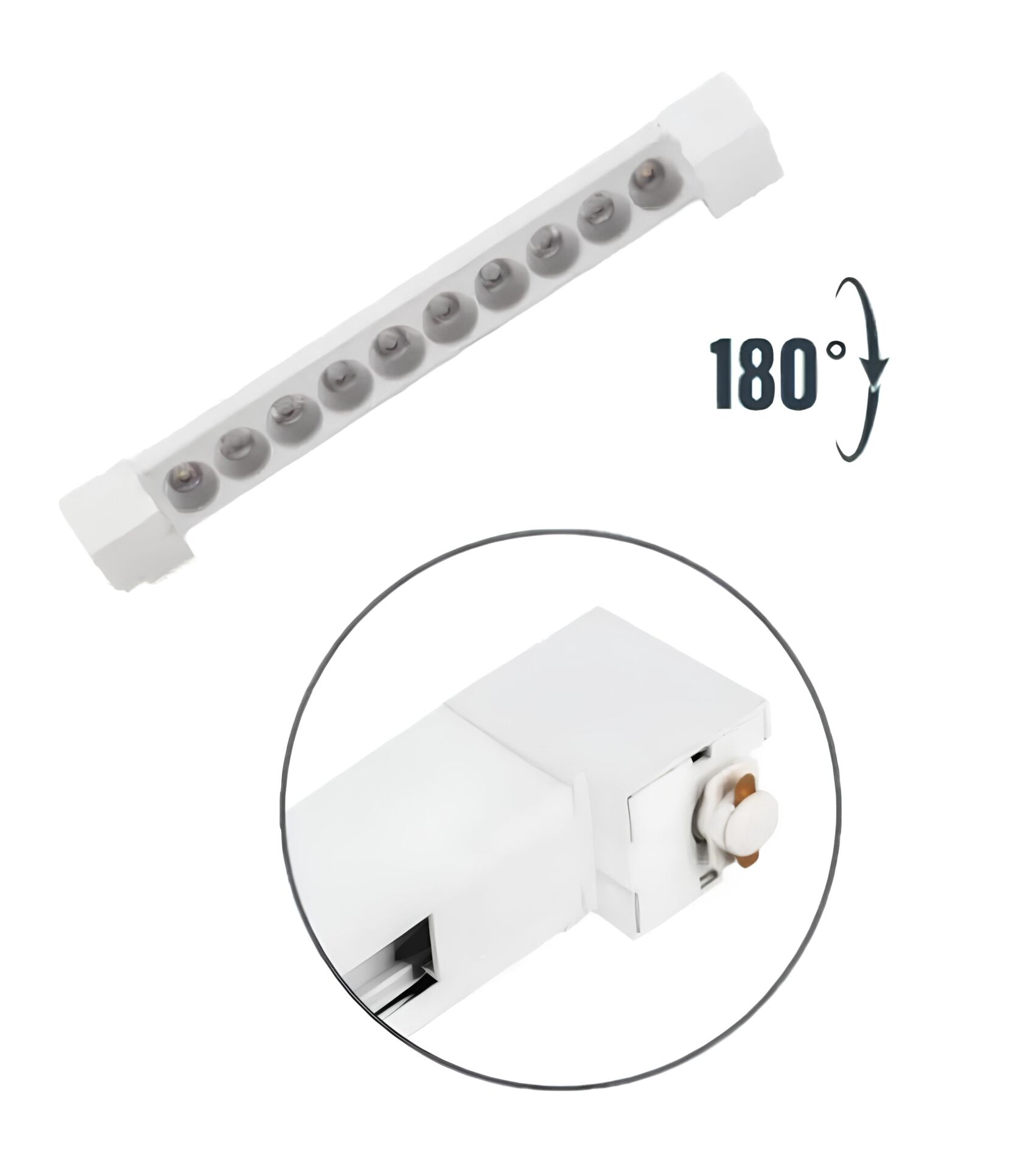 Zmr 20w Beyaz Kasa Mercek Lineer Ray Spot