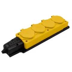 Ne-Ad 1x16 A 4'lü Grup Priz Sarı