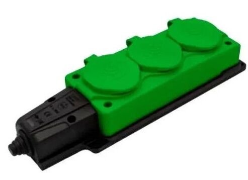 Ne-Ad 1x16 A 3'lü Grup Priz Yeşil