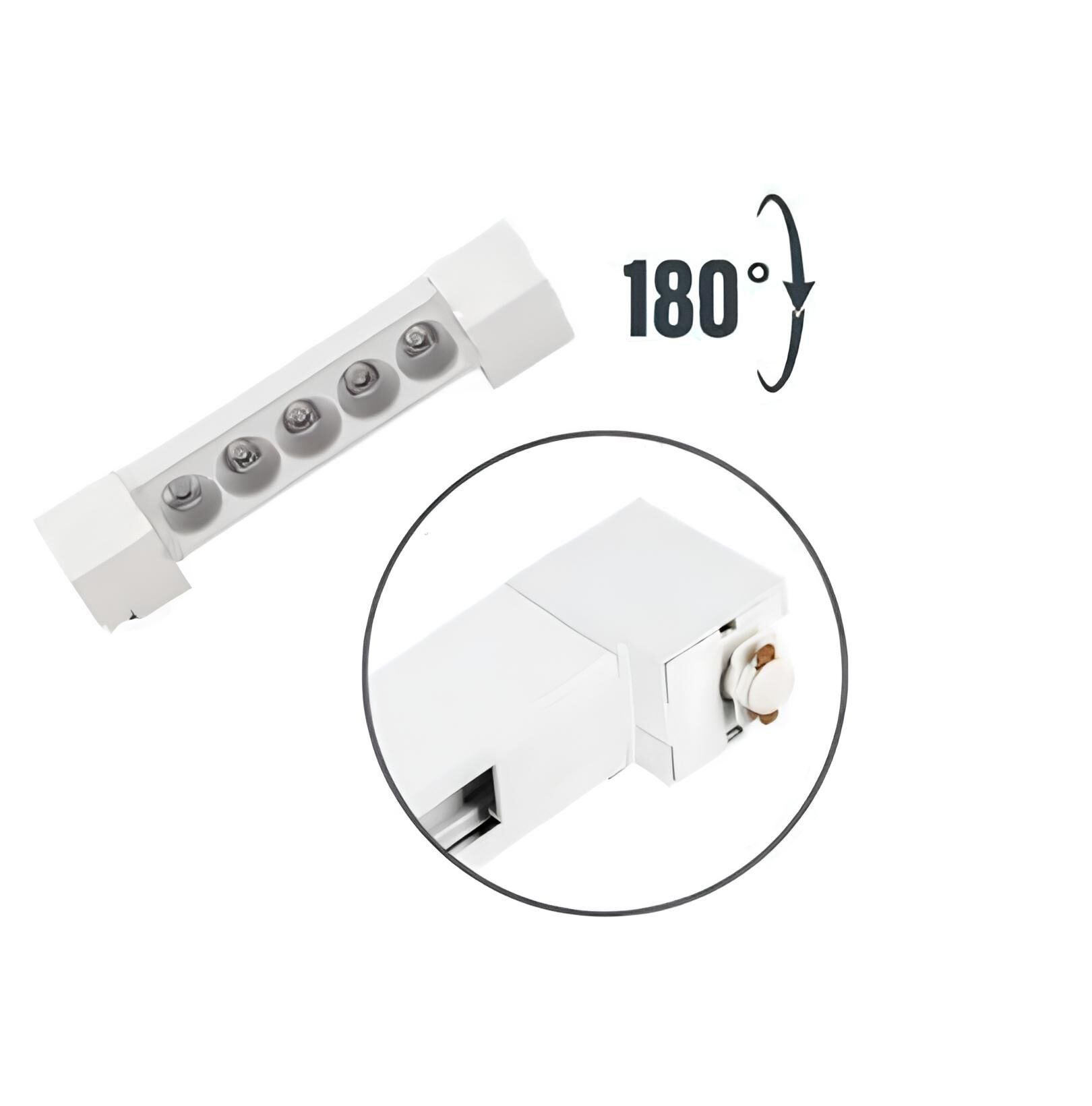 Zmr 10w Beyaz Kasa Mercek Lineer Ray Spot