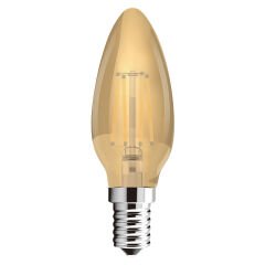 Ecolite Soft Fılament Flame 4w Ampul 425 Lümen 15.000 Saat Ömür Gold Cam 4000K