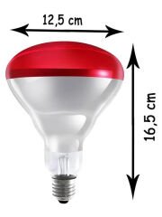 Osram Ledvance Infrared 250w E27 Kırmızı Isı Ampulü Kızılötesi Isıtıcı Lamba