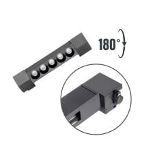 Zmr 10w Siyah Kasa Mercek Lineer Ray Spot