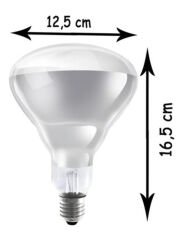 Osram Ledvance Infrared 250w E27 Şeffaf Isı Ampulü Kızılötesi Isıtıcı Lamba