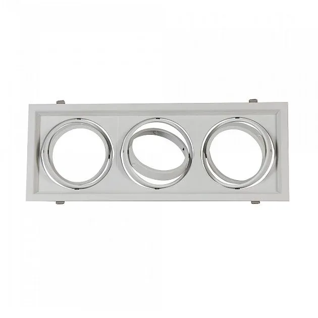 Ycl Ar111 Led Spot Kasası Üçlü Beyaz