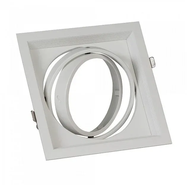 Ycl Ar111 Led Spot Kasası Tekli Beyaz