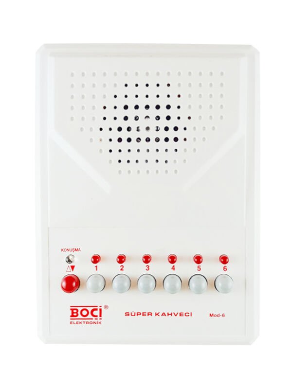 Boçi Büro Çaycı Tipi Diafon Merkez 6'lı