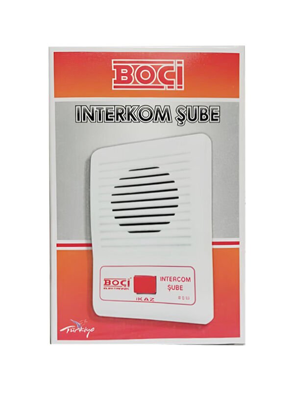 Boçi İnterkom Çaycı Diafon Şube