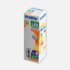 Ecolite Soft Fılament Flame 4w Ampul 425 Lümen 25.000 H Soft Cam 2700k Sarı Işık