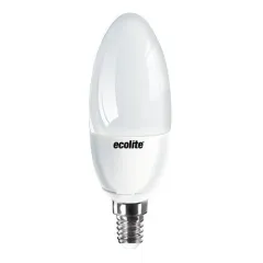 Ecolite Candle Led Ampul 8.5w E14 810 Lümen 3000k Sarı Işık