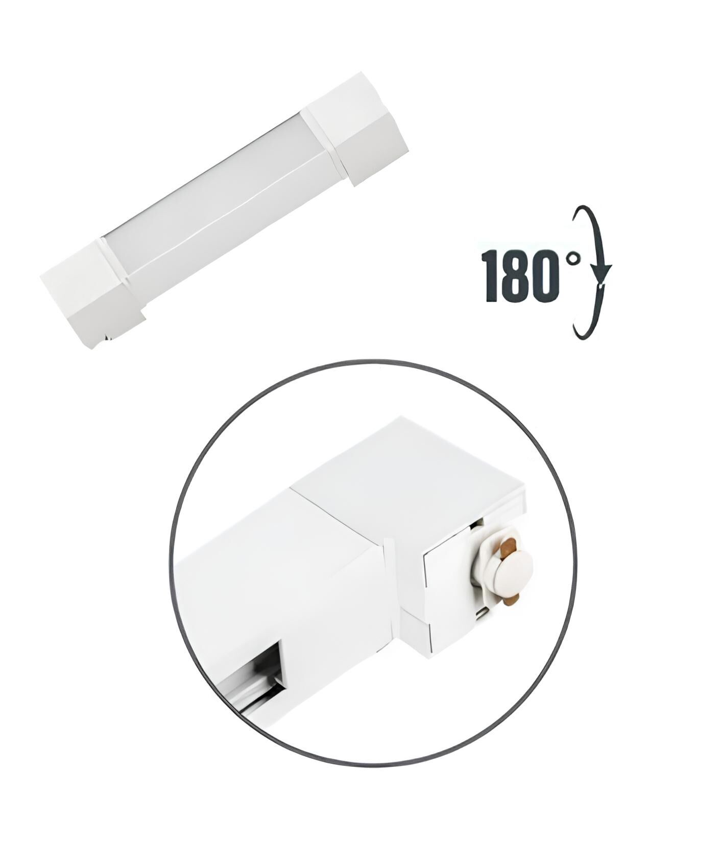 Zmr 20w Beyaz Kasa Opak Lineer Ray Spot