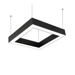 Lamptime Kare Lineer Armatür Sıva Üstü
