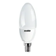Ecolite Candle 5w Led Soft Mum Ampul 470 Lümen 25.000 H 6500k Beyaz Işık