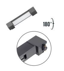 Zmr 10w Siyah Kasa Opak Lineer Ray Spot