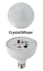 Horoz Crystal 30 30w Kristal Led Ampul Beyaz 6400K