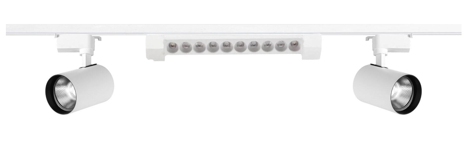 Armatür Ray Spot Seti 2x30W Led Spot 1x20W Mercekli Lineer Beyaz 1 Metre