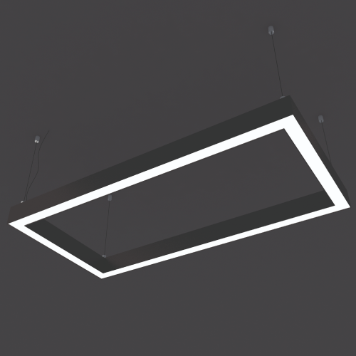 İnoled 20x60 cm 25w 6500k Oval Dikdörtgen Simit Dekoratif Lineer Led Armatür